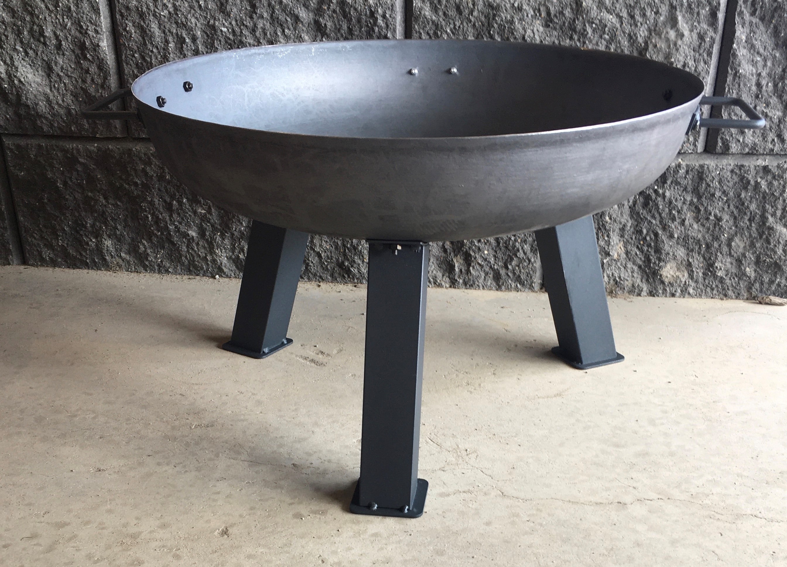 Fire Pit Bowl Cast Iron Smart Stone Landscape Supplies